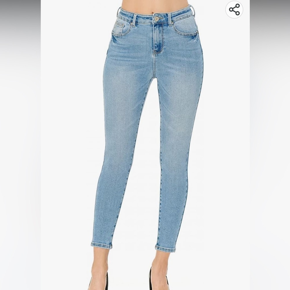 wax jean Women's Butt I Love You Push-Up Classic 5-Pocket Ankle Skinny Jeans NWT